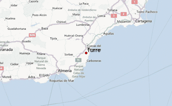 mapa turre almeria mapa turre almeria